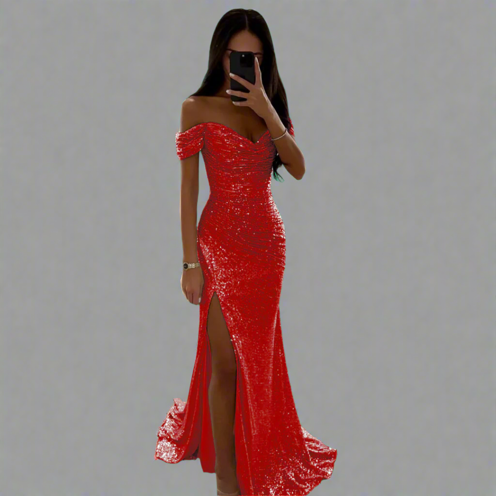 Zenobia | Shimmering dress with premium fabric for unforgettable nights