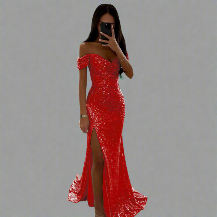 Zenobia | Shimmering dress with premium fabric for unforgettable nights