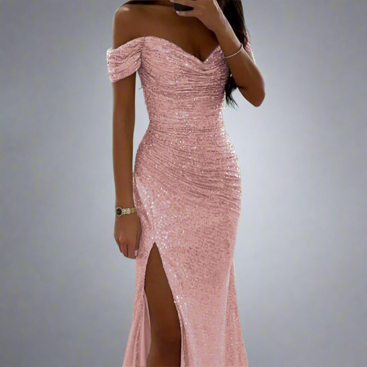 Zenobia | Shimmering dress with premium fabric for unforgettable nights