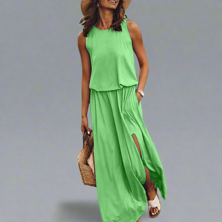 Zobelle | Elegant colourful dress made from premium quality