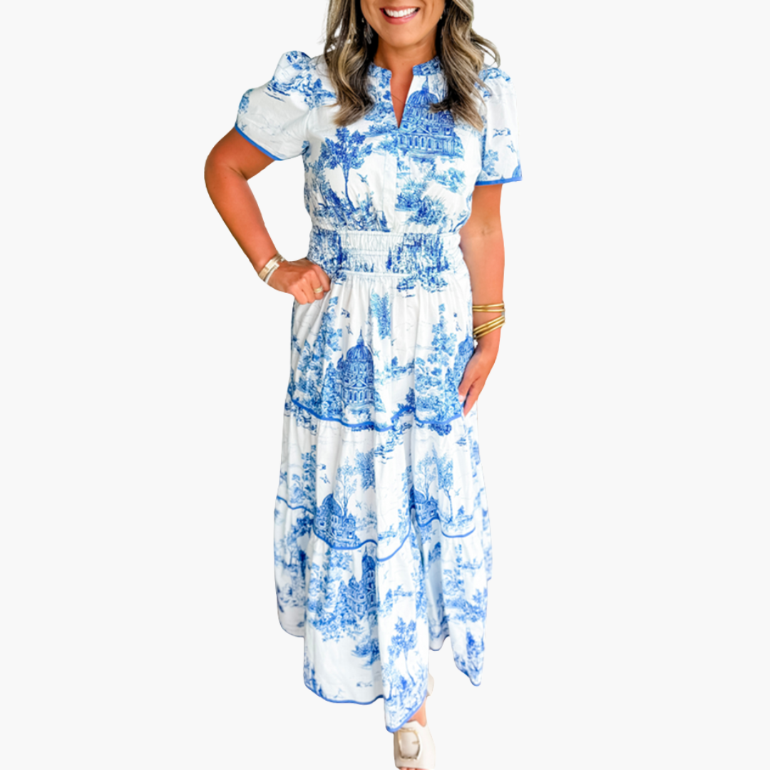 Eliza | Classic Toile Maxi