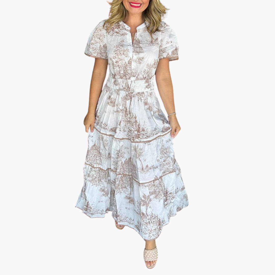 Eliza | Classic Toile Maxi