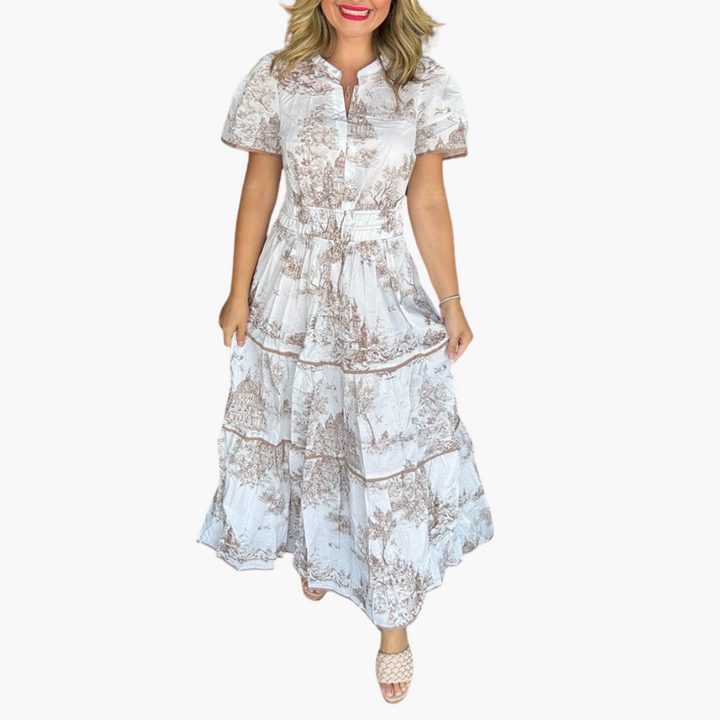 Eliza | Classic Toile Maxi