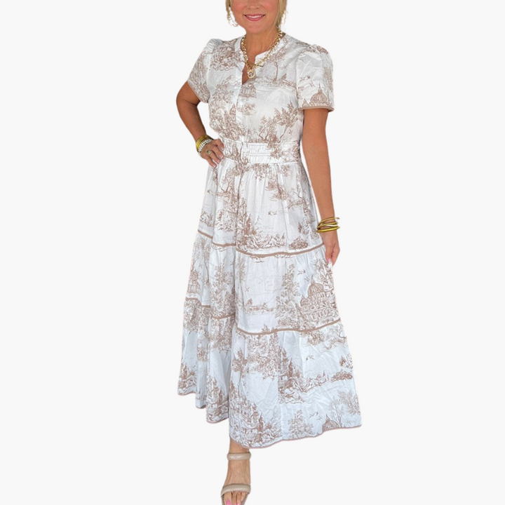 Eliza | Classic Toile Maxi