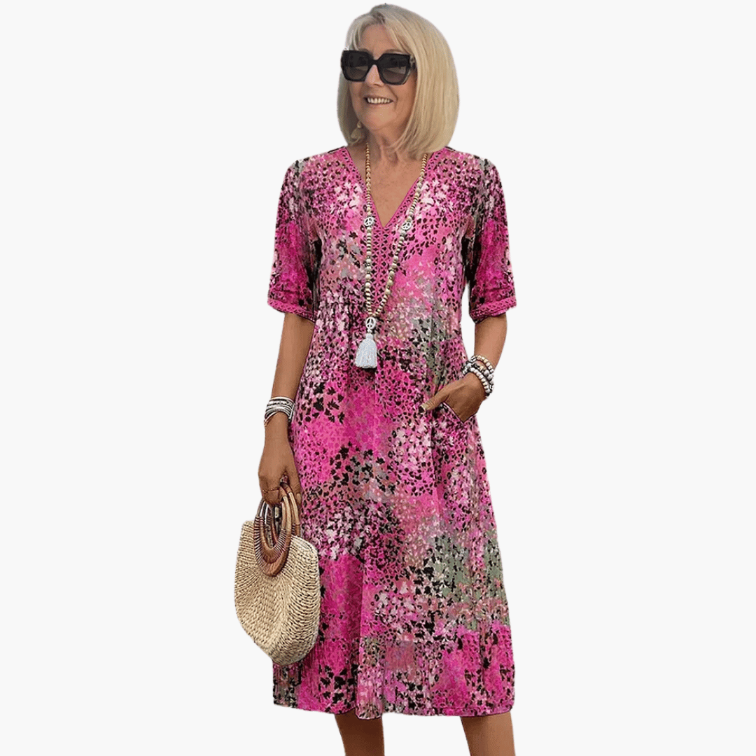 Colette™ | Vibrant Mid Dress