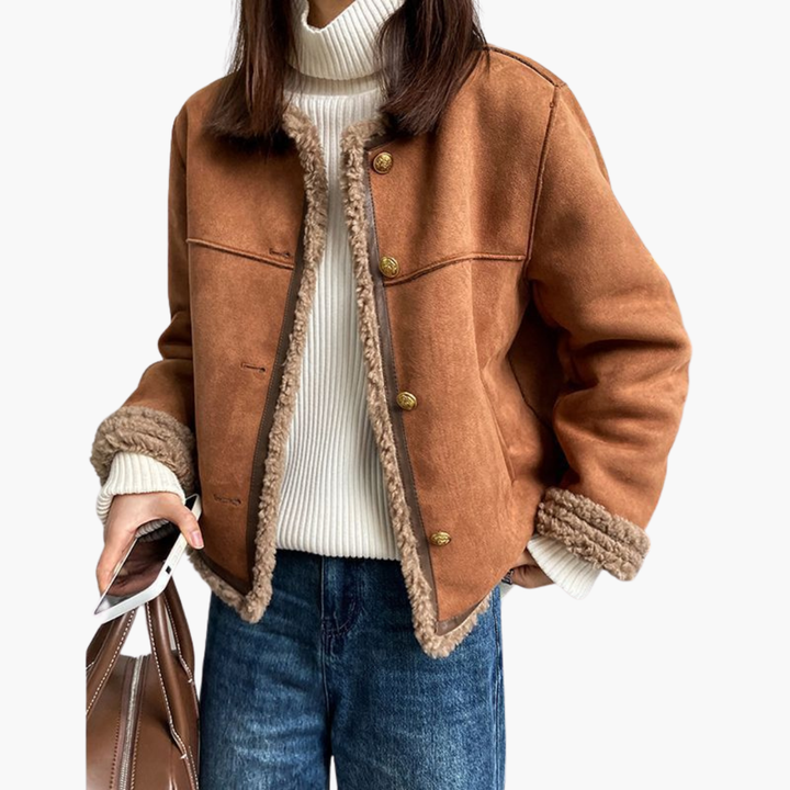 Aria | Plush Shearling-Style Winter Coat
