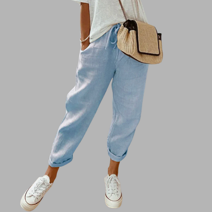 Winifred | Elegant cotton trousers