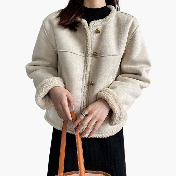 Aria | Plush Shearling-Style Winter Coat