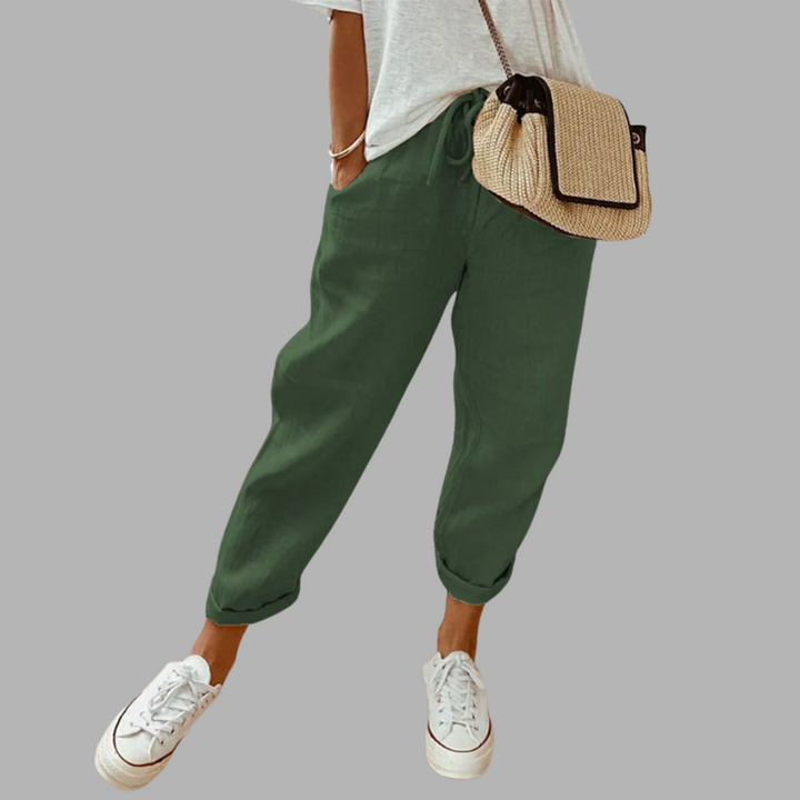 Winifred | Elegant cotton trousers