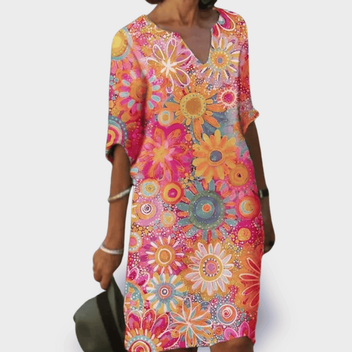 Emilia | Flower Dress made from Premium Fabric