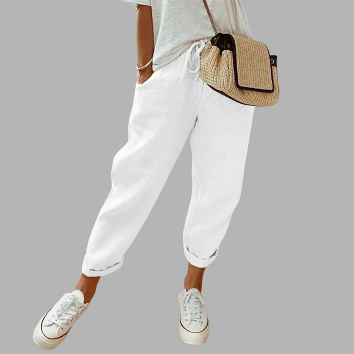 Winifred | Elegant cotton trousers