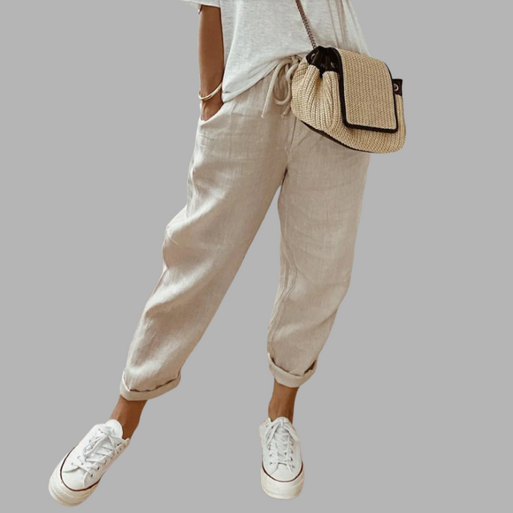 Winifred | Elegant cotton trousers