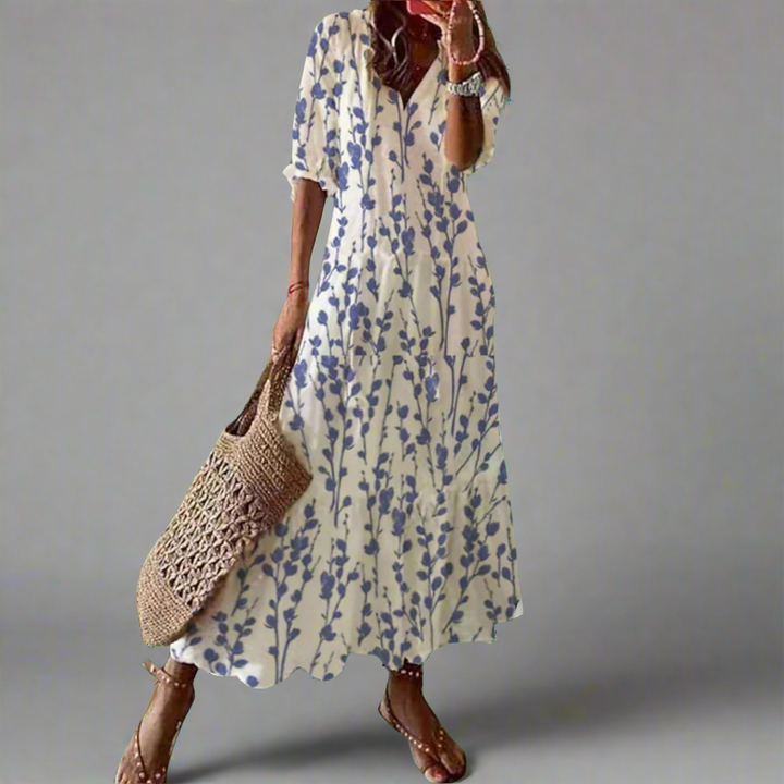 Almuth | Premium summer dress with printed design