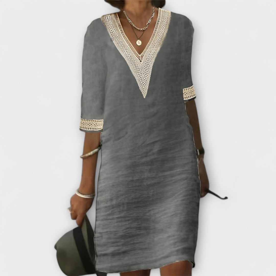 Albergaria – Cotton & Linen Summer Dress