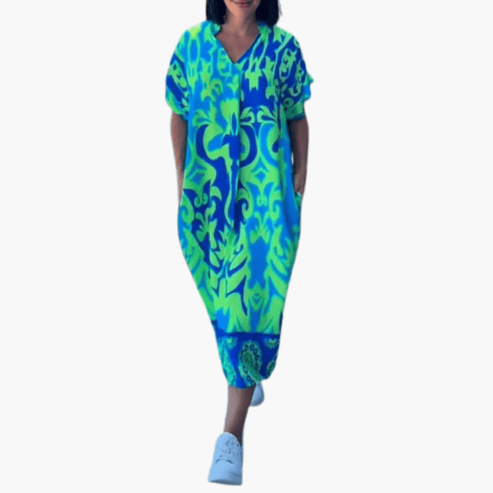 Elena™ | Elegant Floral Dress