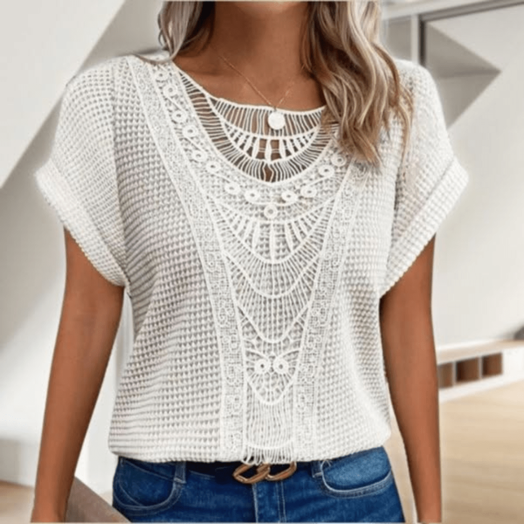 Karin™ | Elegant Ibiza-Inspired Blouse