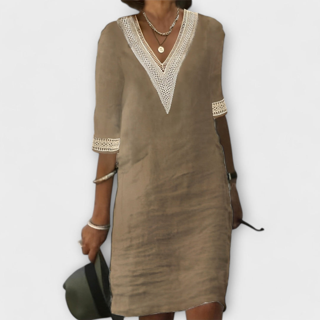 Albergaria – Cotton & Linen Summer Dress