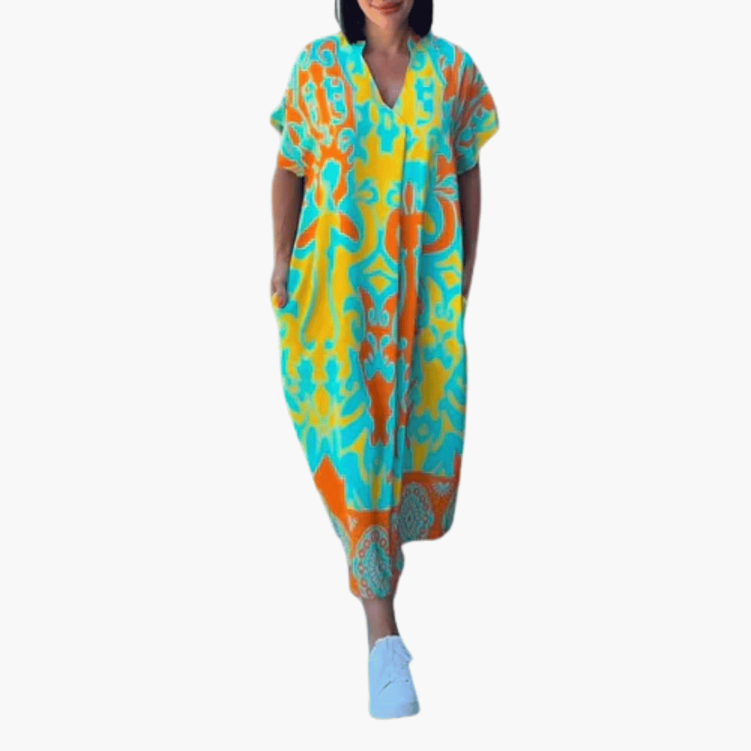Elena™ | Elegant Floral Dress
