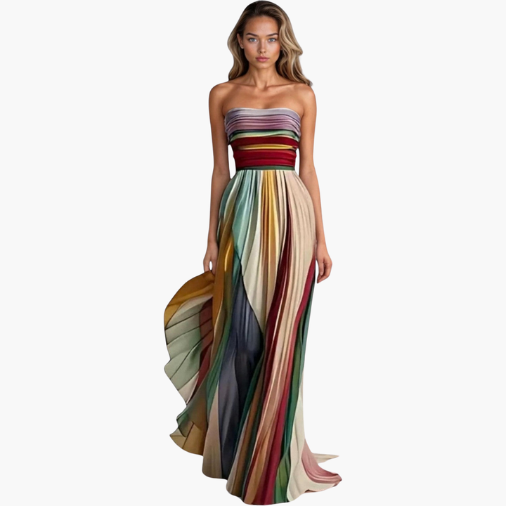 Flora™ | Colourful Sleeveless Dress