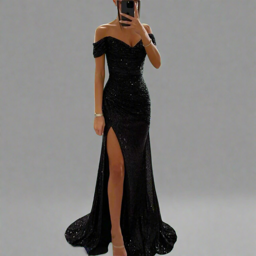 Zenobia | Shimmering dress with premium fabric for unforgettable nights