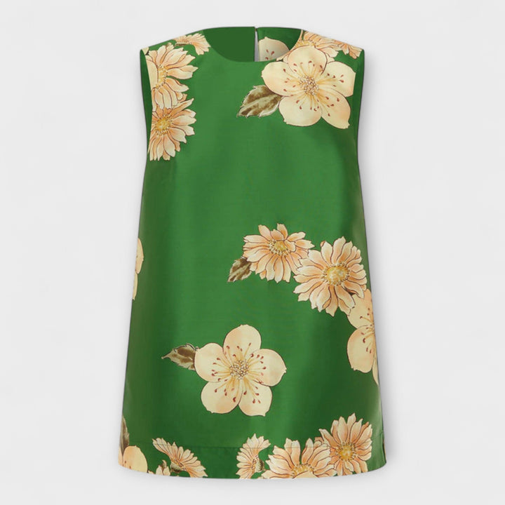 Clea – Sage Green Sleeveless Trouser Set