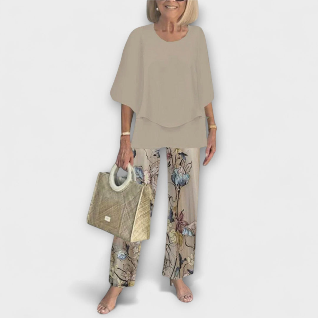 Rosamund – Modern Blouse & Trouser Set