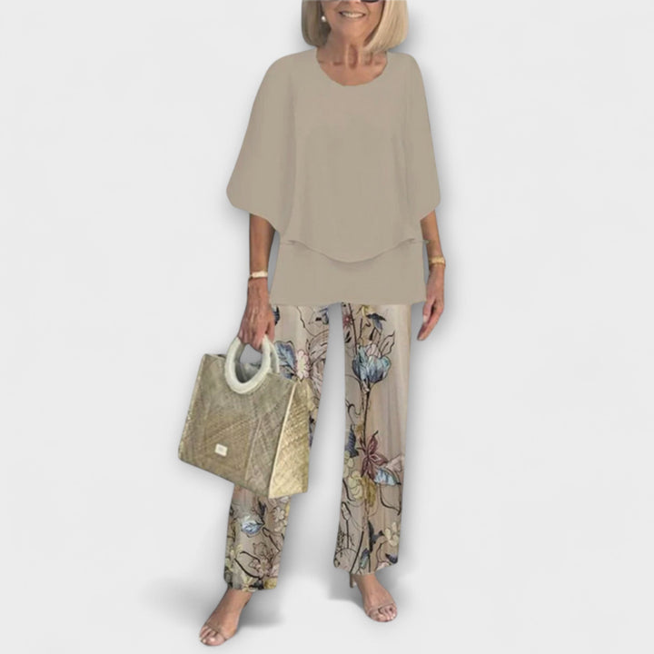Rosamund – Modern Blouse & Trouser Set
