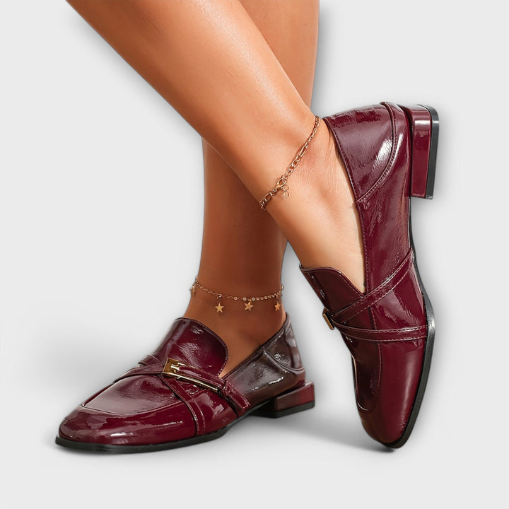 Isabel - Burgundy Loafers
