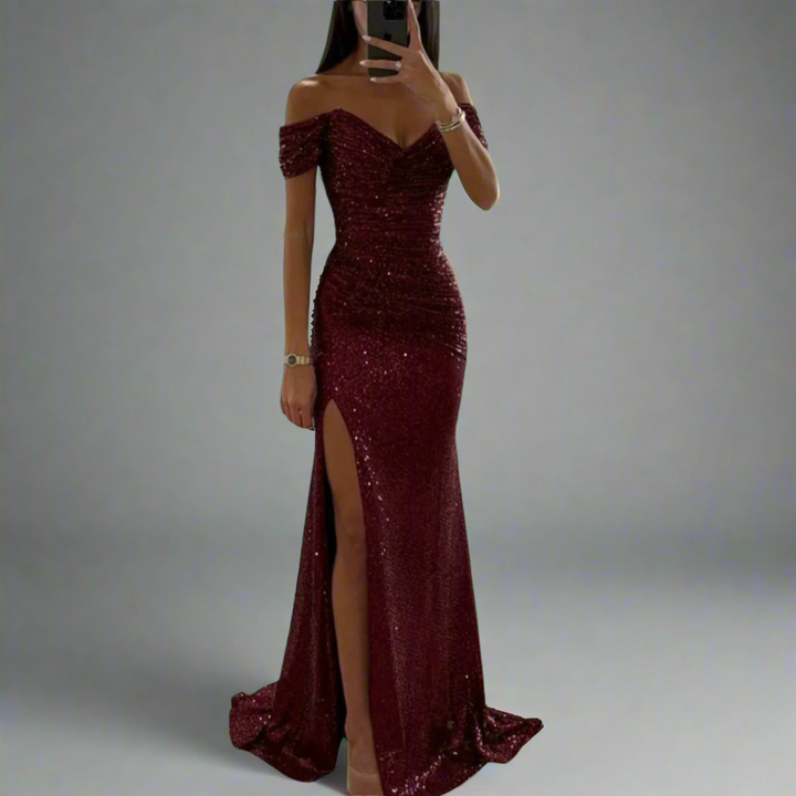 Zenobia | Shimmering dress with premium fabric for unforgettable nights