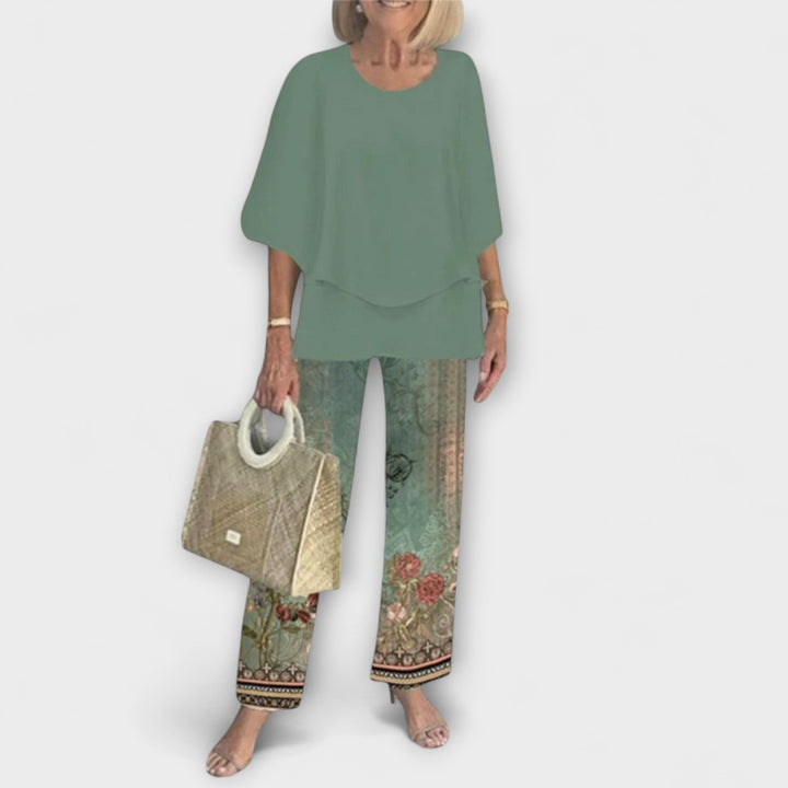 Rosamund – Modern Blouse & Trouser Set