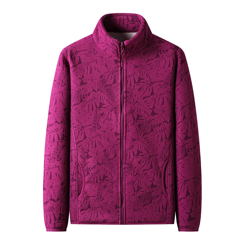 Kalla™ | Camo-Style Fleece Jacket with Shearling Lining