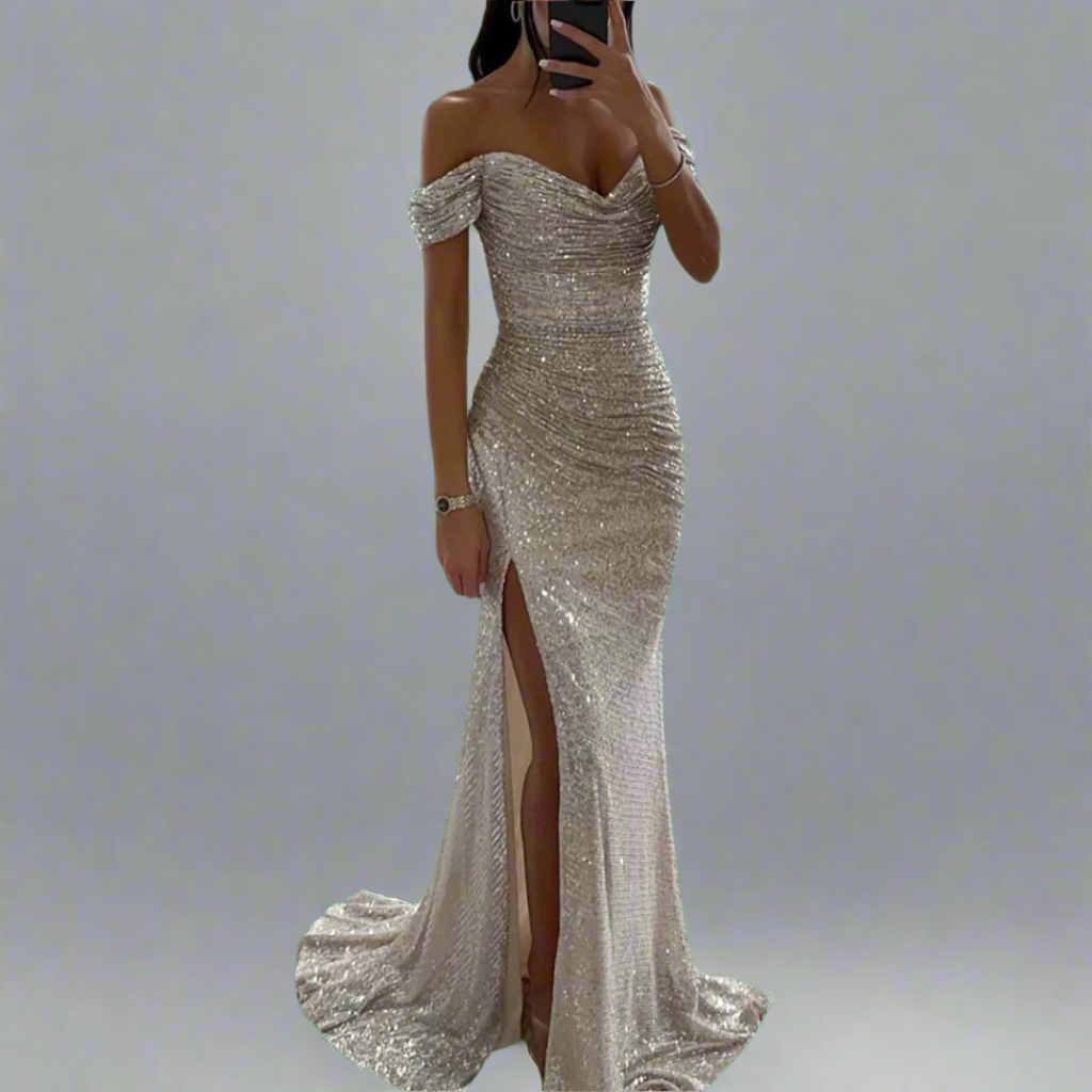 Zenobia | Shimmering dress with premium fabric for unforgettable nights