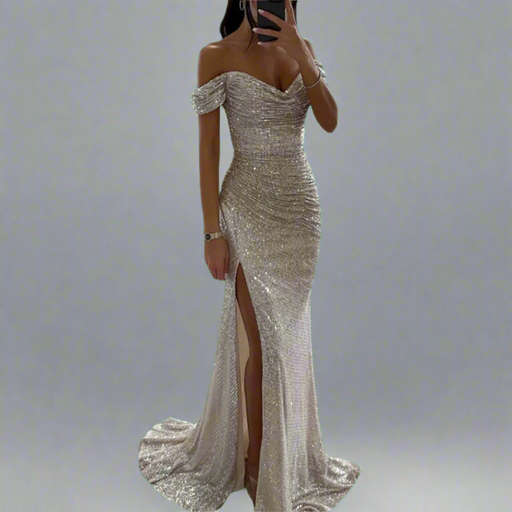 Zenobia | Shimmering dress with premium fabric for unforgettable nights