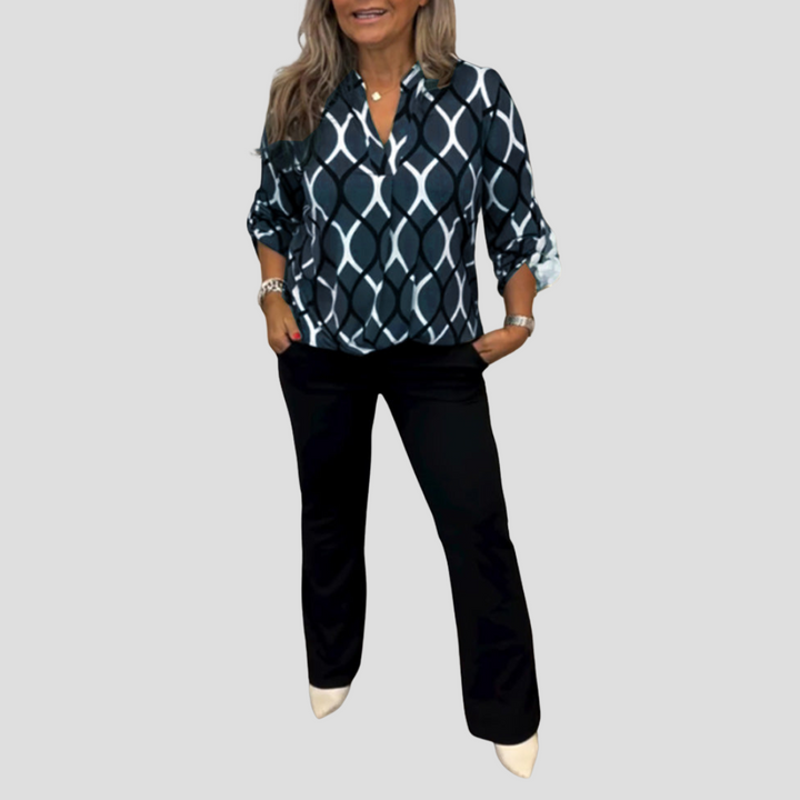 Noor™ | Blouse with Graphic Print