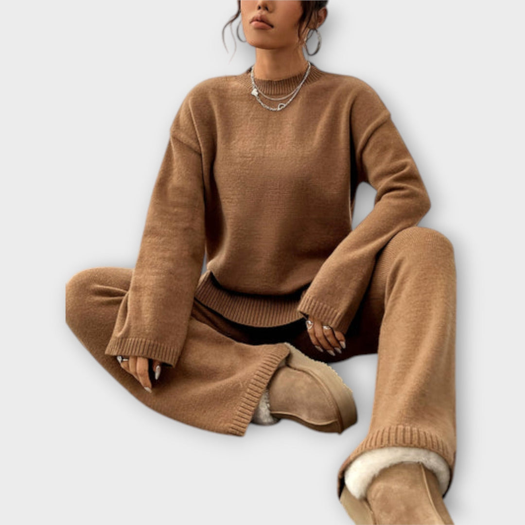 Marie – Ribbed Knit Lounge Set