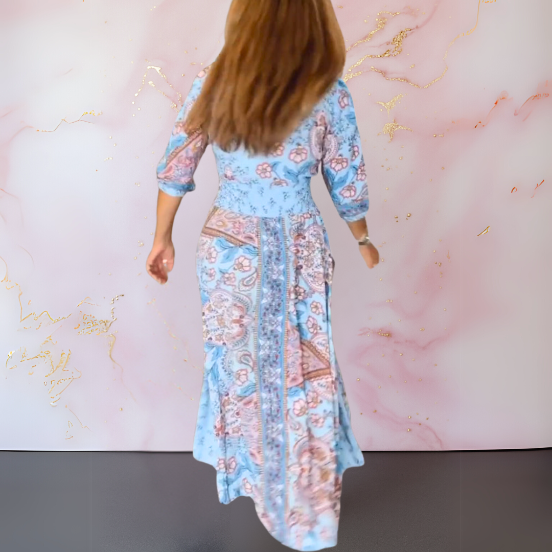 Marga™ | Elegant Summer Dress with V-Neckline