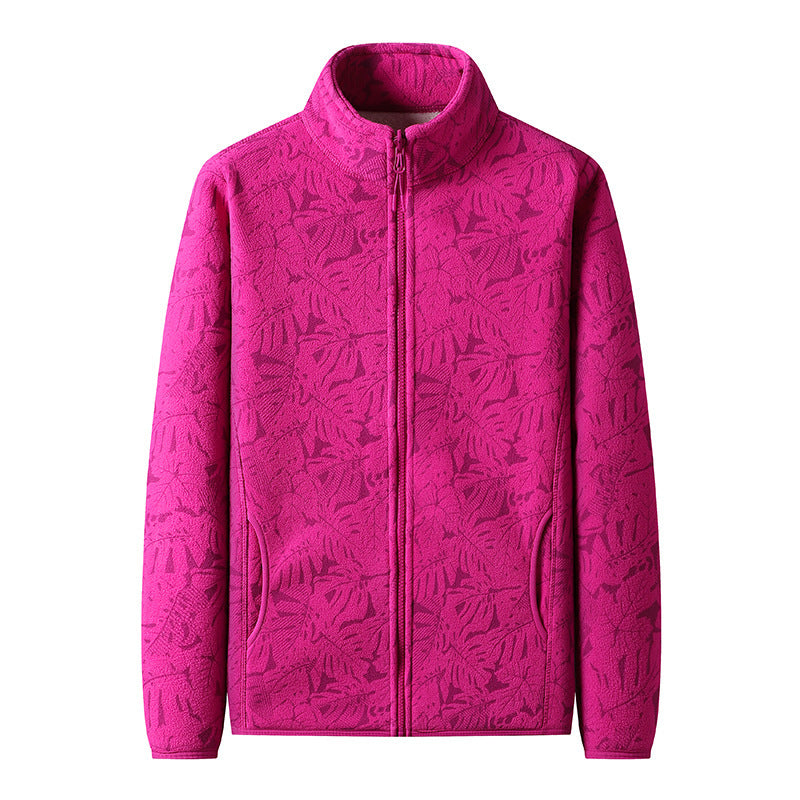 Kalla™ | Camo-Style Fleece Jacket with Shearling Lining