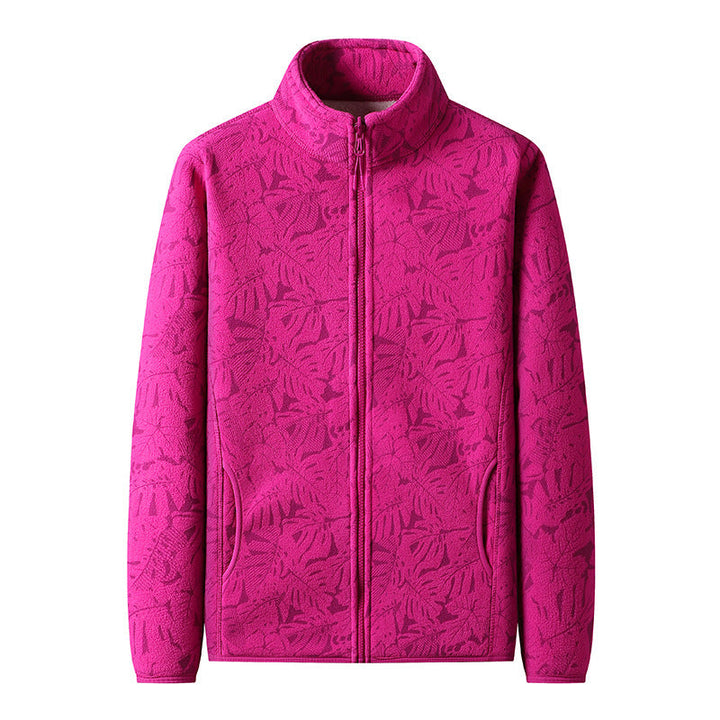 Kalla™ | Camo-Style Fleece Jacket with Shearling Lining