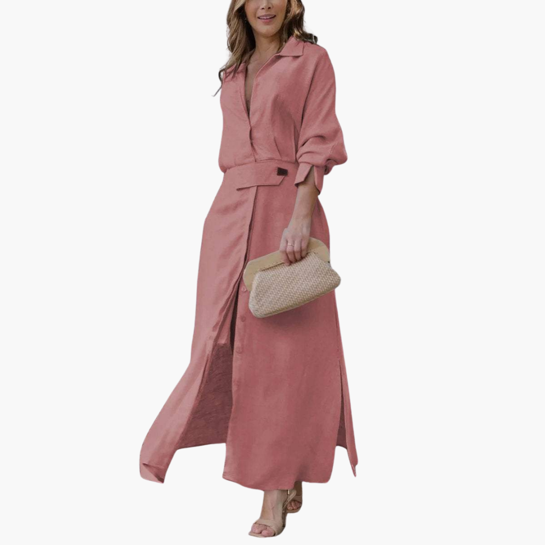 Jeanette | Maxi Dress with V-Neckline