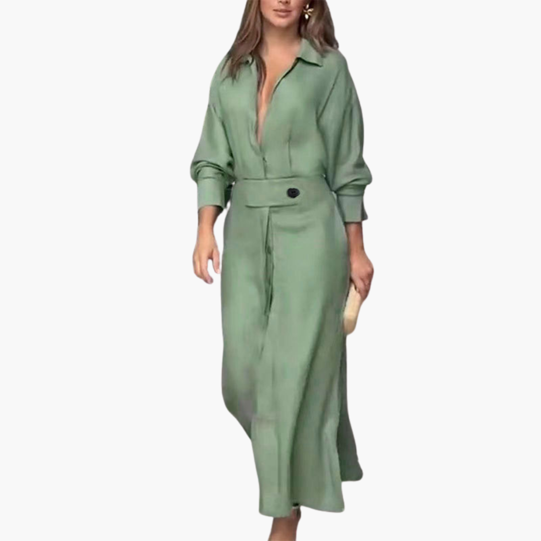 Jeanette | Maxi Dress with V-Neckline