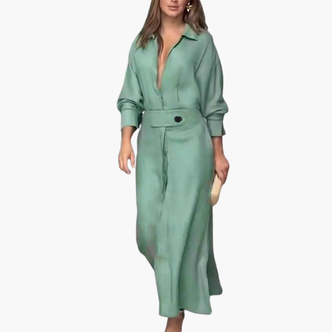 Jeanette | Maxi Dress with V-Neckline