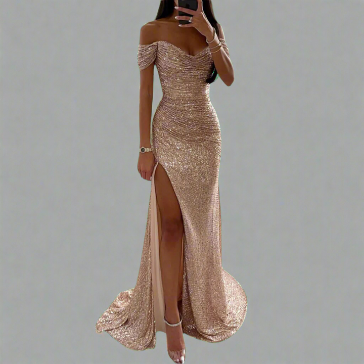 Zenobia | Shimmering dress with premium fabric for unforgettable nights