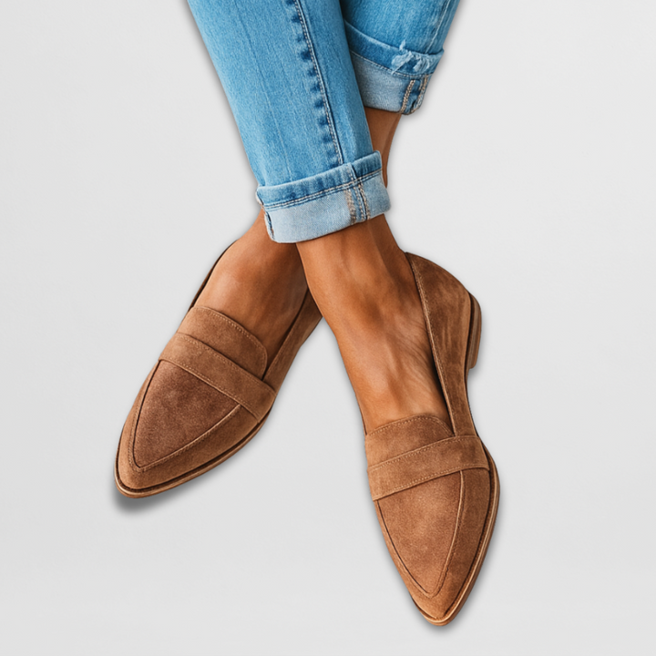 Andresa – Soft suede loafers for women