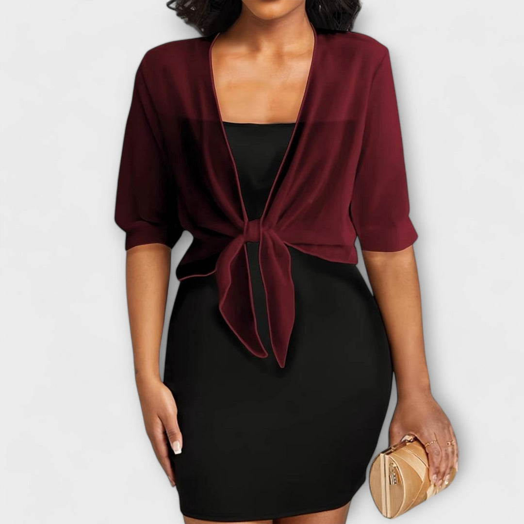 Olivia | Blouse with open front