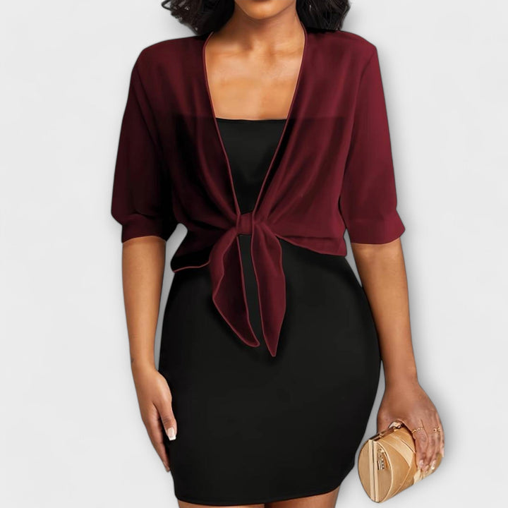 Olivia | Blouse with open front