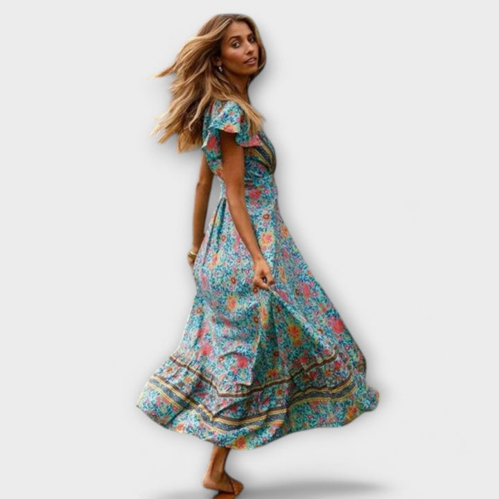 Annelis | Shylin Boho Maxikleid