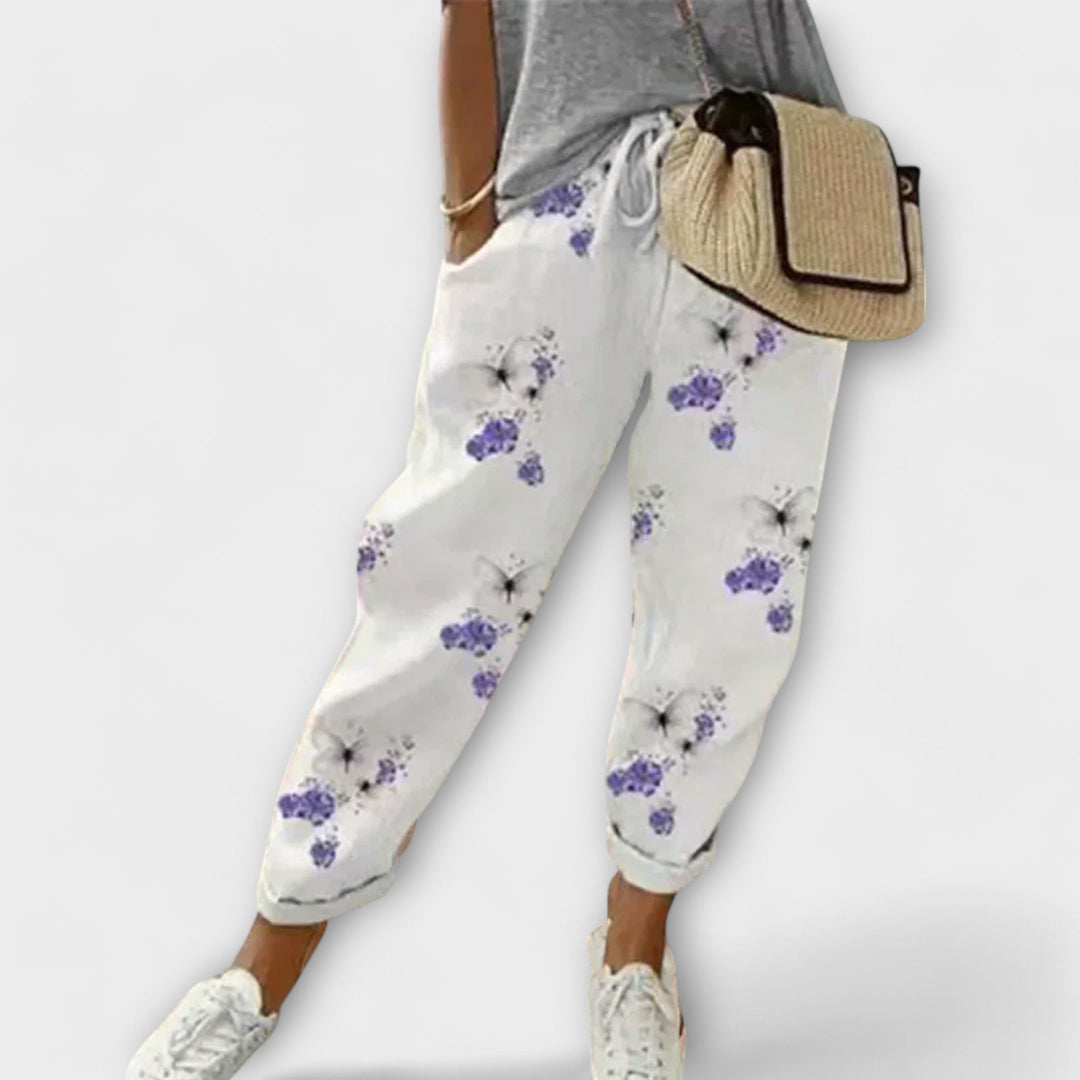 Burga | Cozy cotton-linen pants
