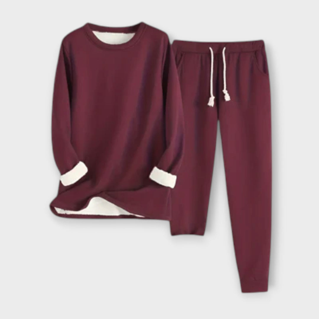 Mia – Thermal Fleece Lounge Set