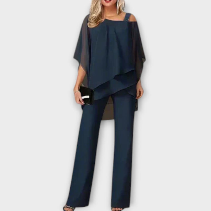 Celeste – Chiffon Evening Set