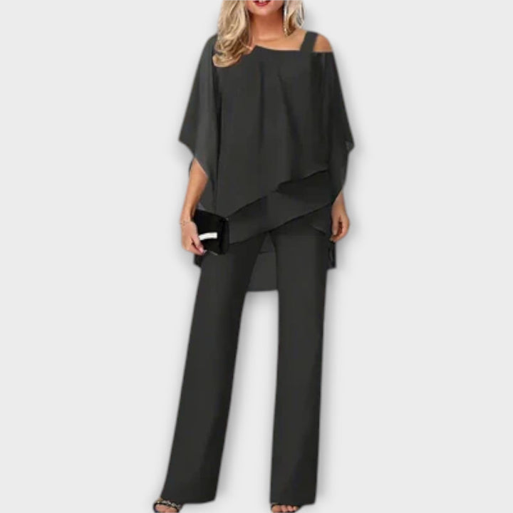 Celeste – Chiffon Evening Set